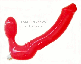 Red Feeldoe® More with Vibrator
